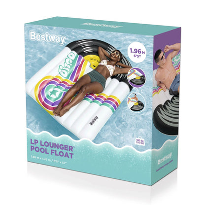 Bestway Colchoneta Inflabilă Disco 196x145 cm Plajă și Piscină 43837 - Jucarii si jocuri, În aer liber și sport
