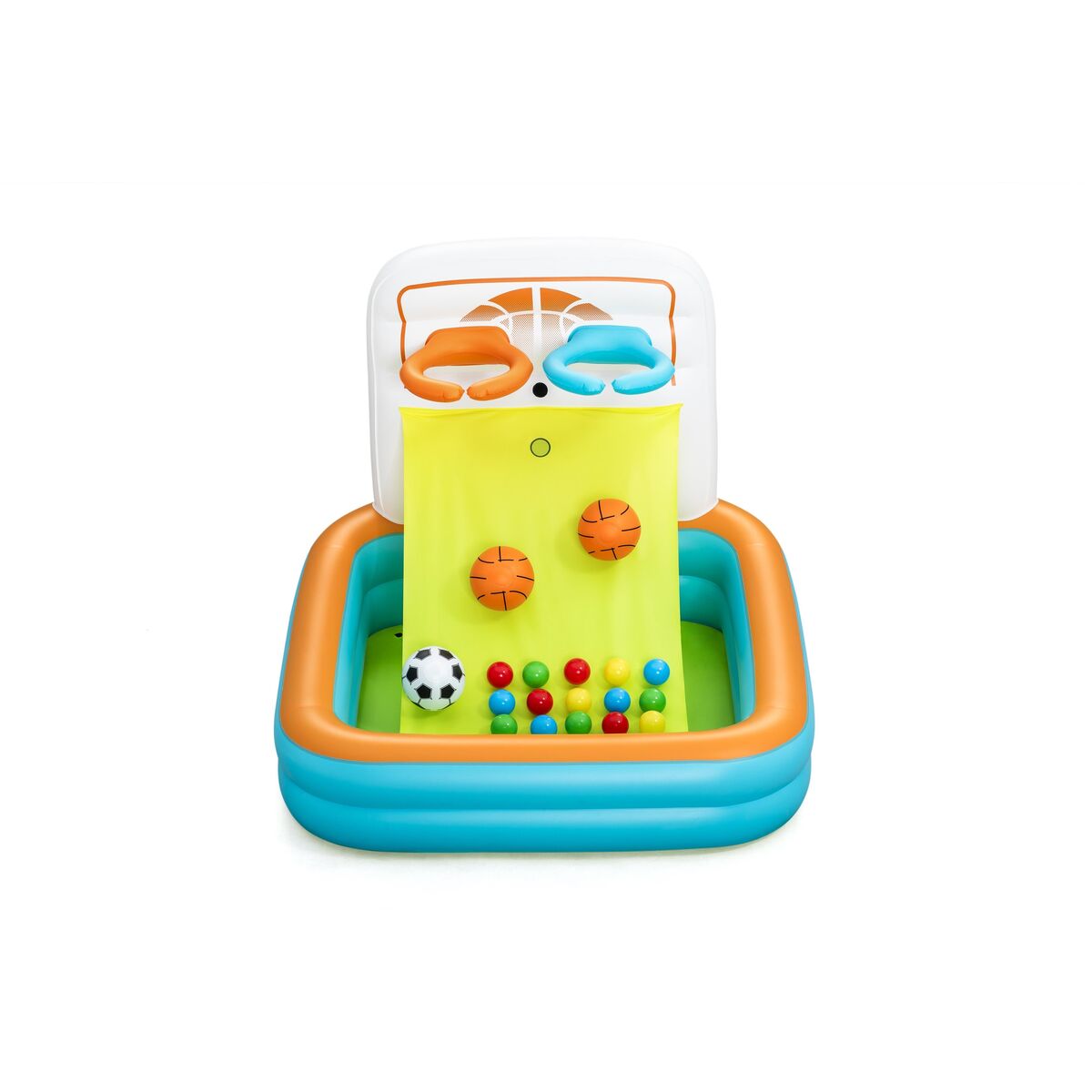 Bestway Piscină Inflatable Copii Jocuri Cu Coșuri și Bile 120x107x84 cm +2 Ani 52728 - Jucarii si jocuri, În aer liber și sport