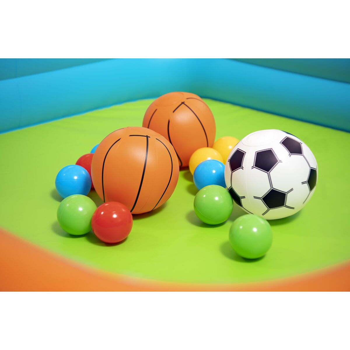Bestway Piscină Inflatable Copii Jocuri Cu Coșuri și Bile 120x107x84 cm +2 Ani 52728 - Jucarii si jocuri, În aer liber și sport