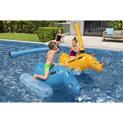 Bestway Juego Flotant Rinoceronti 153x77 cm +3 Ani Piscină 41522 - Jucarii si jocuri, În aer liber și sport