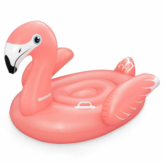 Bestway Figură Inflatable Flamingo cu Mânere 138x107 cm +3 Ani Plajă și Piscină 41525 - Jucarii si jocuri, În aer liber și sport