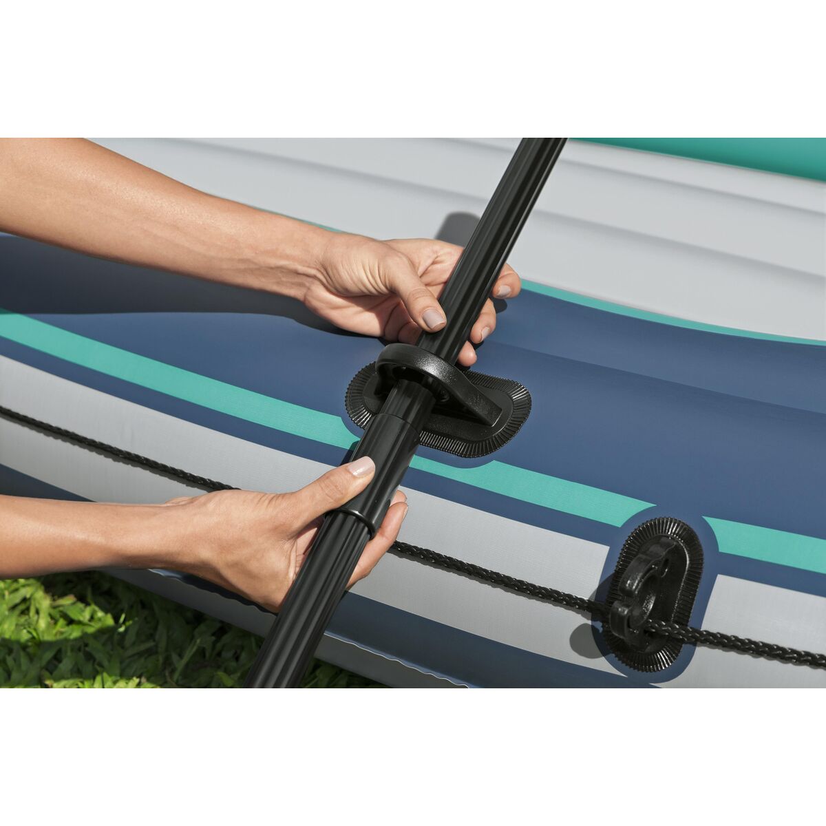 Bestway Barca Set Trek X2 232x118 cm Ocio 61153 - Sport și în aer liber, Sporturi acvatice