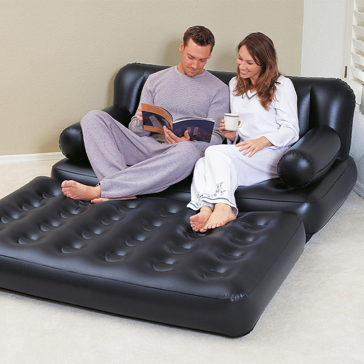 Scaun gonflabil Bestway 188 x 152 x 64 cm - Jucarii si jocuri, În aer liber și sport