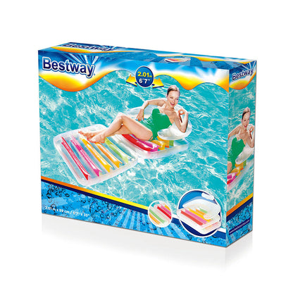 Scaun gonflabil pentru piscină Bestway 201 x 89 cm - Jucarii si jocuri, În aer liber și sport