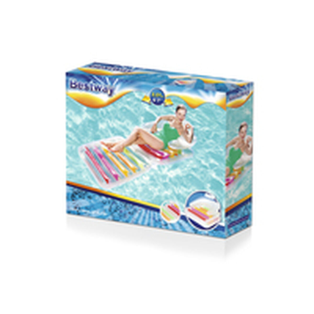 Scaun gonflabil pentru piscină Bestway 201 x 89 cm - Jucarii si jocuri, În aer liber și sport