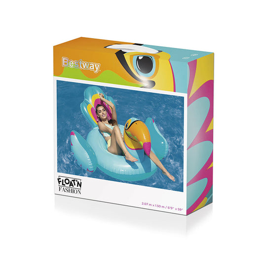 Flotor gonflabil Bestway Multicolor Tucán 207 x 150 cm - Jucarii si jocuri, În aer liber și sport