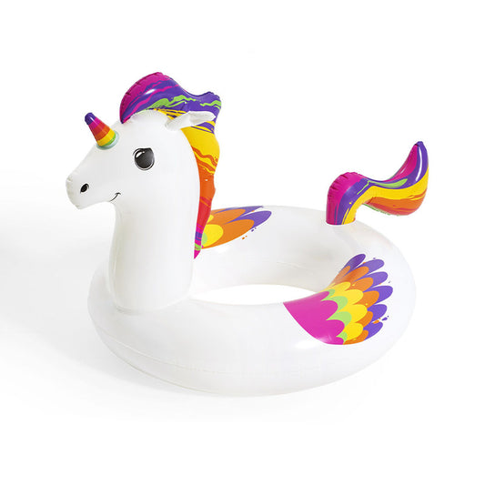 Flotor gonflabil Bestway Alb Unicorn 119 x 91 cm - Jucarii si jocuri, În aer liber și sport