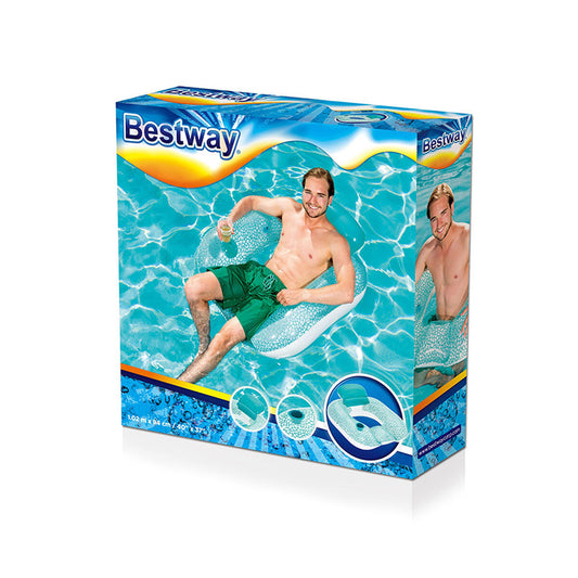 Scaun gonflabil pentru piscină Bestway Multicolor 102 x 94 cm - Jucarii si jocuri, În aer liber și sport