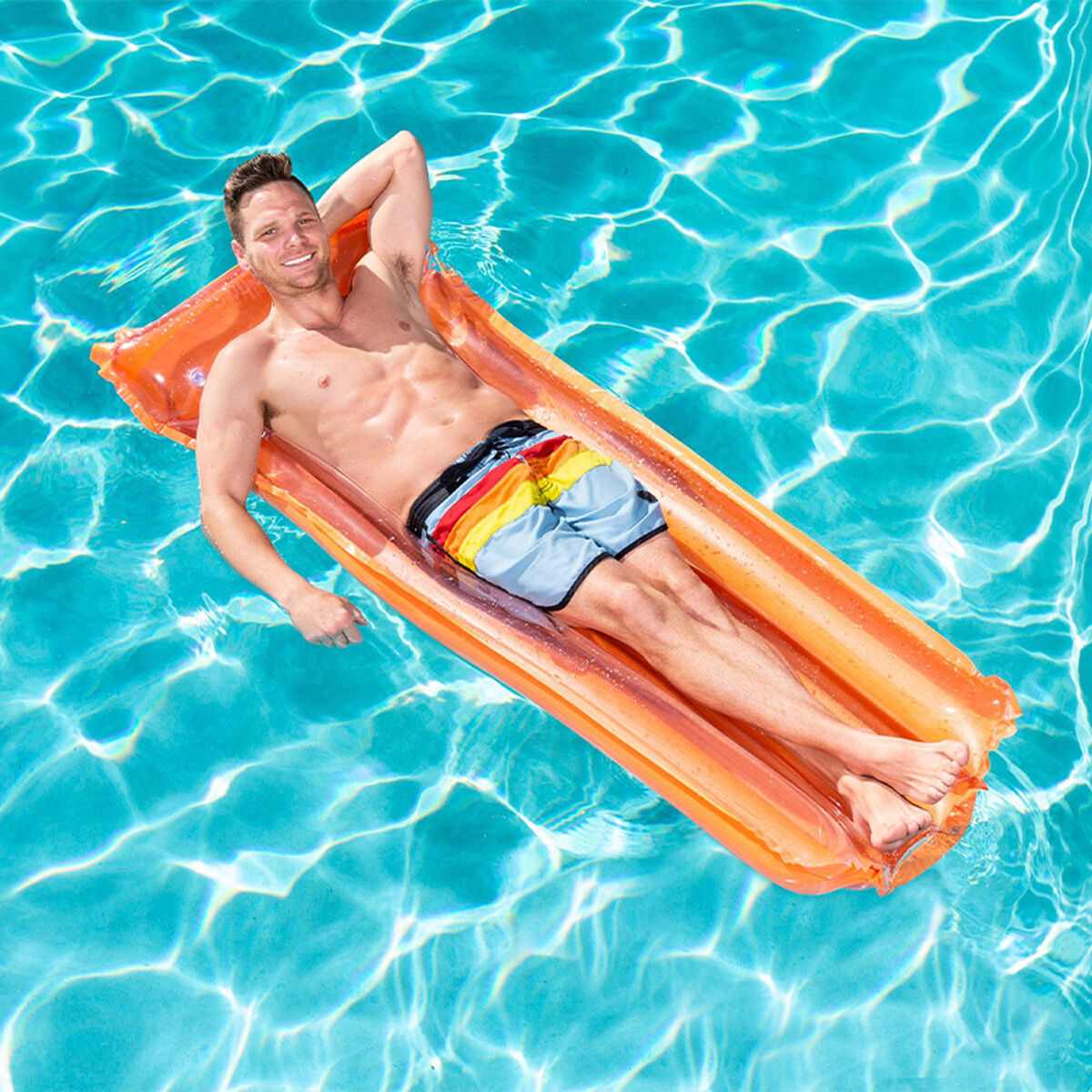 Saltea gonflabilă Bestway Deluxe 183 x 76 cm - Jucarii si jocuri, În aer liber și sport