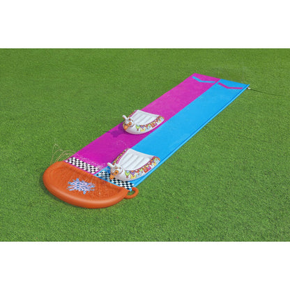 Bestway Pista Deslizantă cu Hinchables Dublu Animale Llama 488x138 cm +3 Ani Grădină 52320 - Jucarii si jocuri, În aer liber și sport