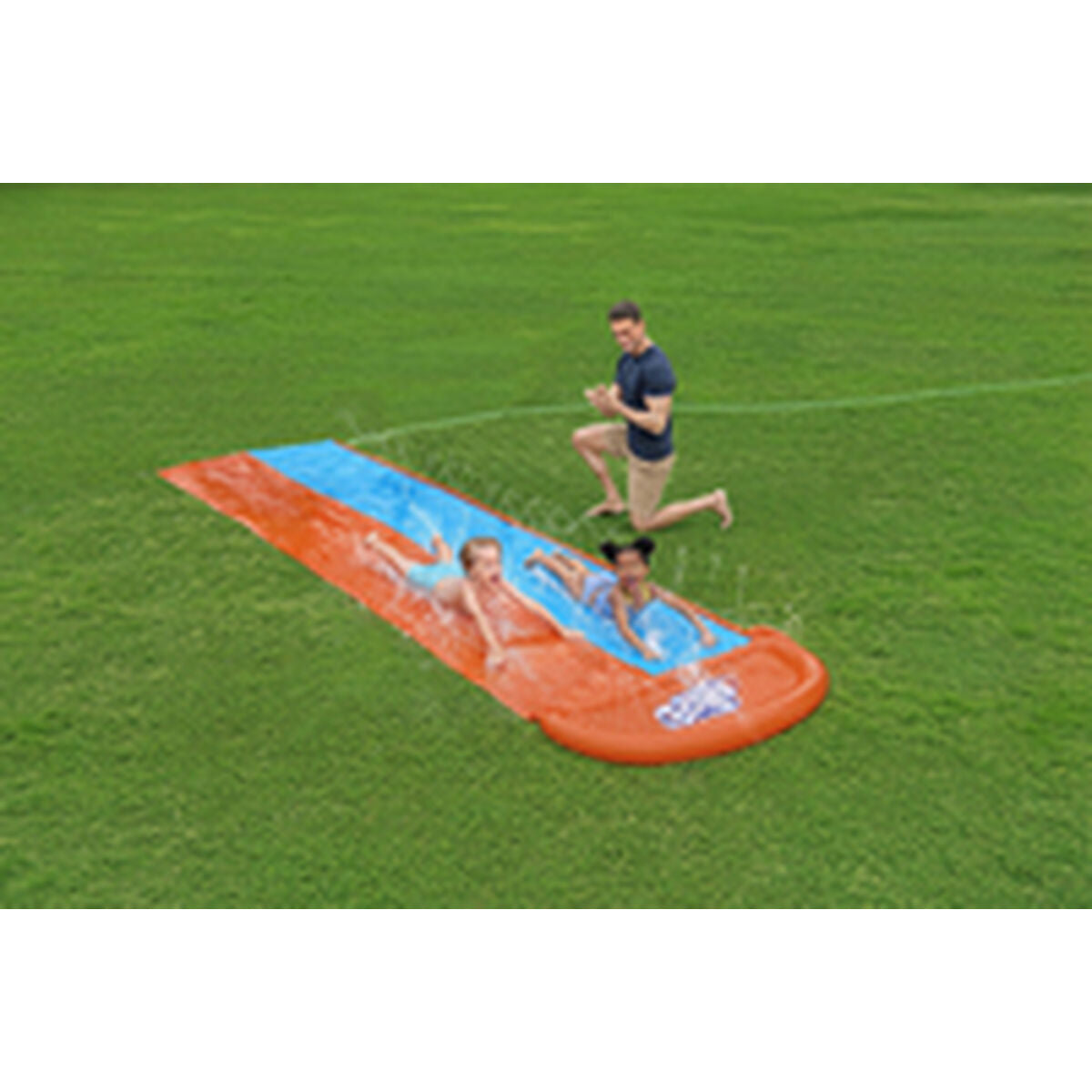 Tobogan acvatic Bestway 488 x 138 cm Glisant Double - Jucarii si jocuri, În aer liber și sport