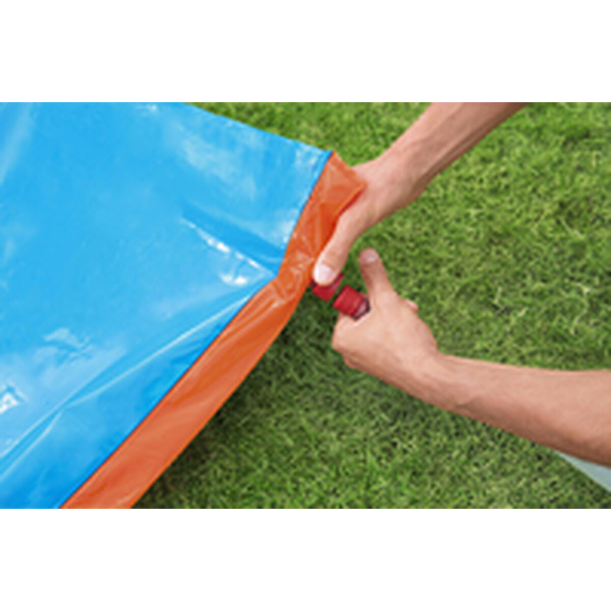 Tobogan acvatic Bestway 488 x 138 cm Glisant Double - Jucarii si jocuri, În aer liber și sport