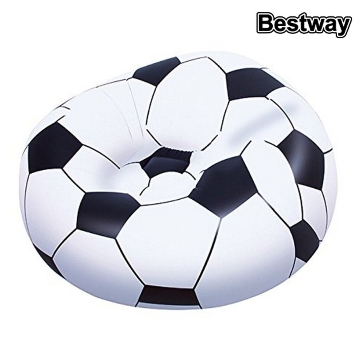 Scaun gonflabil Bestway Multicolor 114 x 112 x 71 cm 112 x 114 x 66 cm Minge de Fotbal - Curte, Mobilier de grădină și accesorii