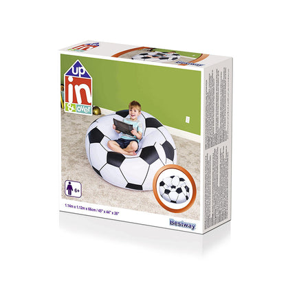 Scaun gonflabil Bestway Multicolor 114 x 112 x 71 cm 112 x 114 x 66 cm Minge de Fotbal - Curte, Mobilier de grădină și accesorii