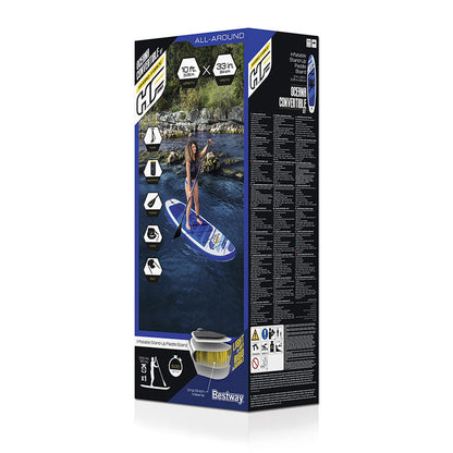 Placă gonflabilă de paddle surf cu accesorii Bestway Hydro-Force Multicolor 305 x 84 x 12 cm - Sport și în aer liber, Sporturi acvatice