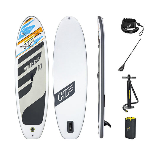 Placă gonflabilă de paddle surf cu accesorii Bestway Hydro-Force Alb 305 x 84 x 12 cm - Sport și în aer liber, Sporturi acvatice