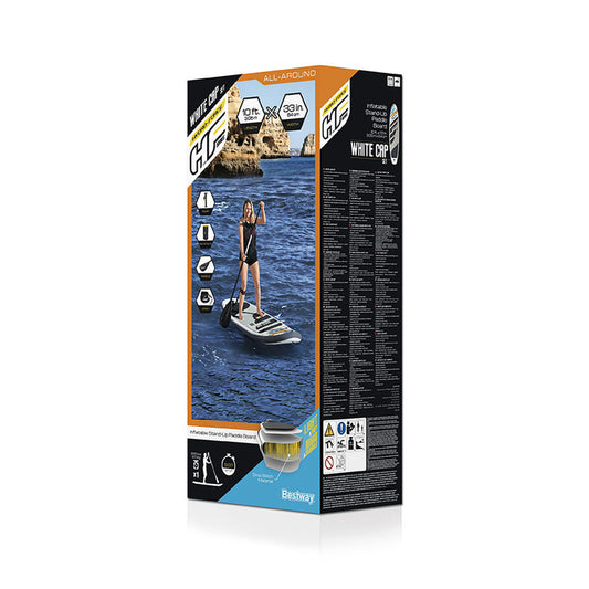 Placă gonflabilă de paddle surf cu accesorii Bestway Hydro-Force Alb 305 x 84 x 12 cm - Sport și în aer liber, Sporturi acvatice