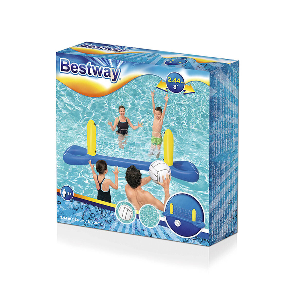 Set de volei pentru piscină Bestway 244 x 64 cm - Jucarii si jocuri, În aer liber și sport