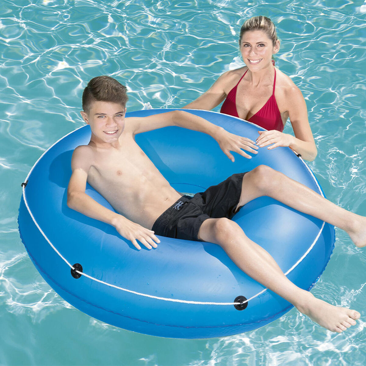 Flotor gonflabil Bestway Albastru Portocaliu Ø 119 cm - Jucarii si jocuri, În aer liber și sport