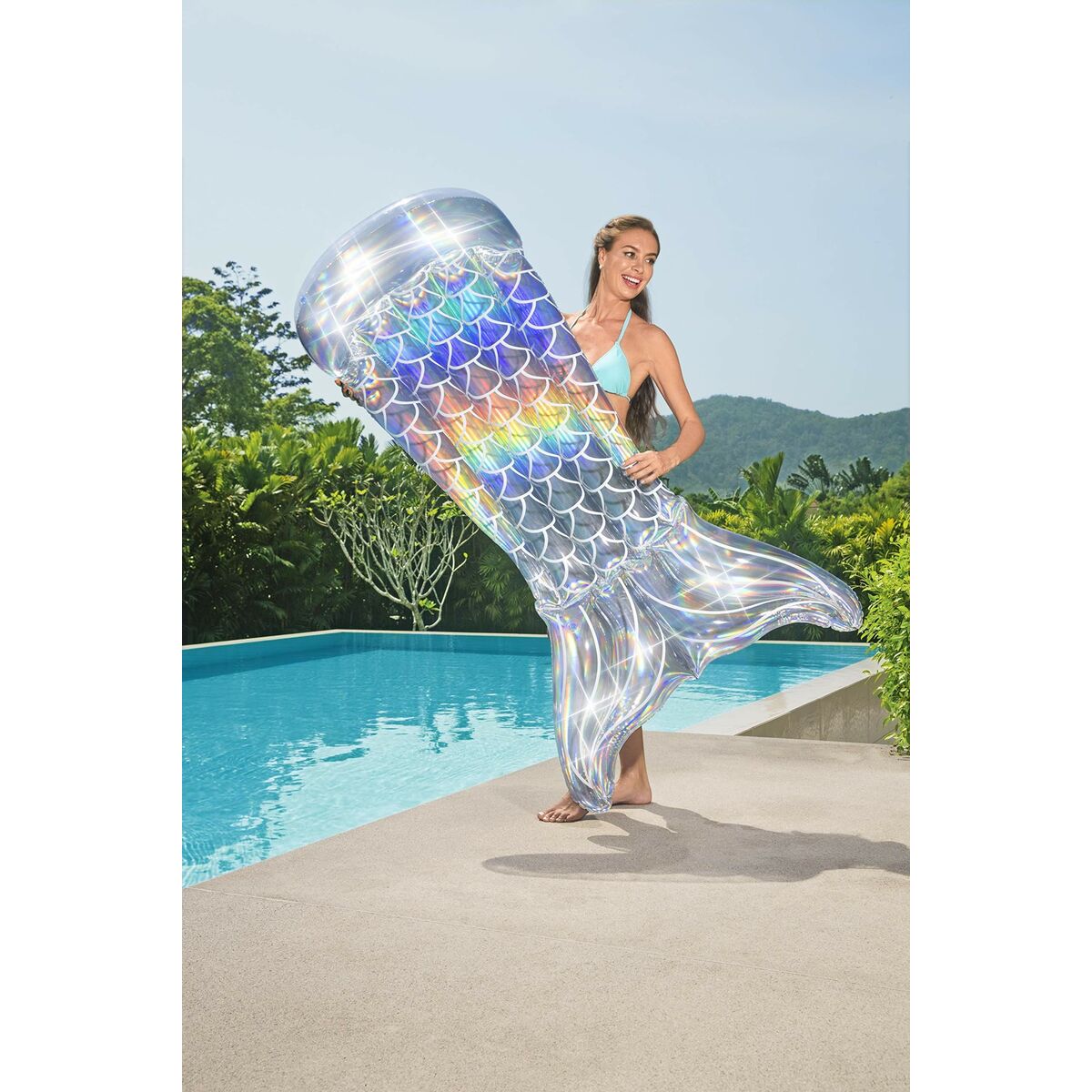 Saltea gonflabilă Bestway Sirenă 193 x 101 cm - Jucarii si jocuri, În aer liber și sport
