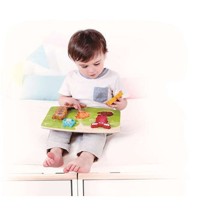 Puzzle pentru Copii din Lemn Hape 6 Piese - Jucarii si jocuri, Puzzle-uri și puzzle-uri