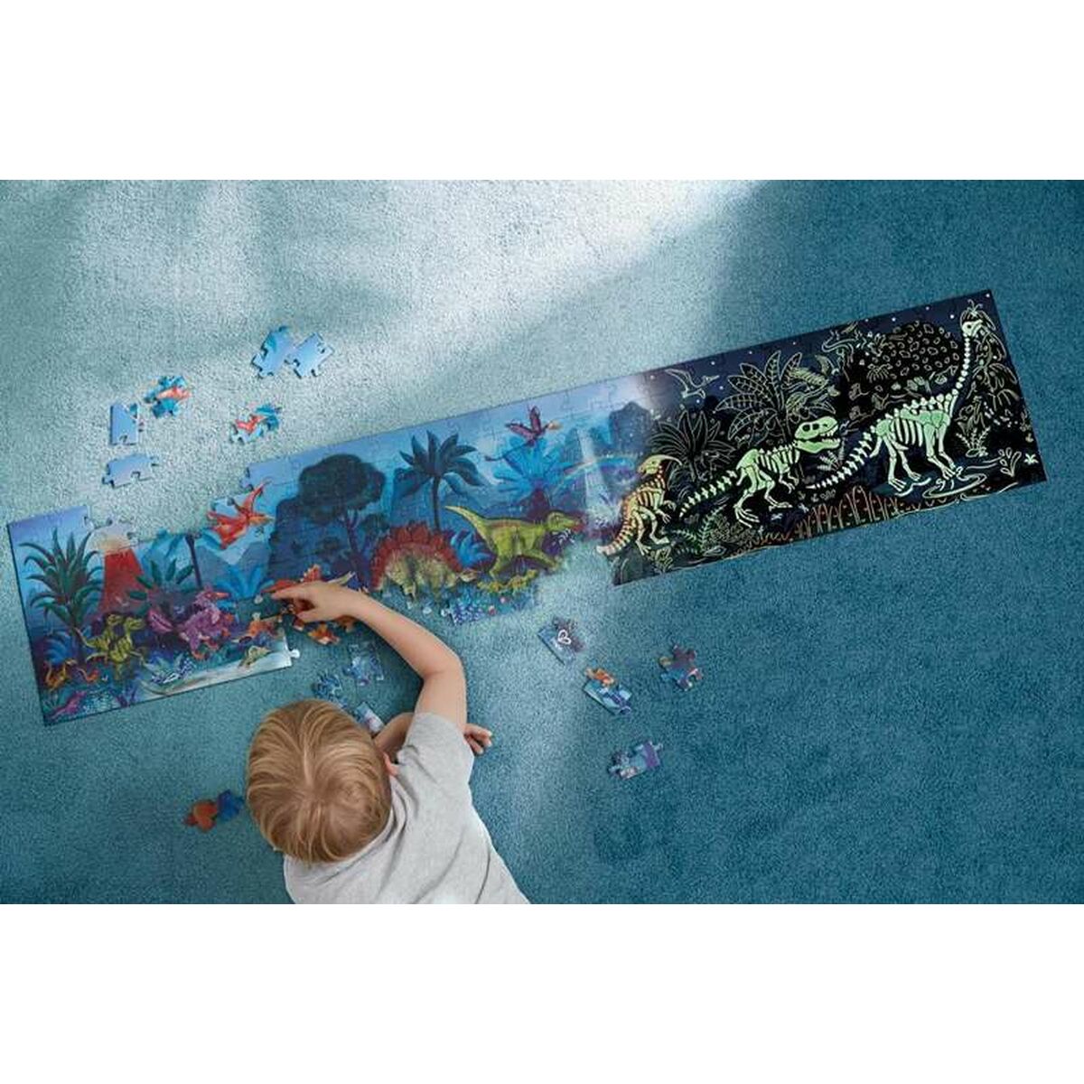 Puzzle 3D Hape 150 x 30 cm 200 Piese Dinozaur - Jucarii si jocuri, Puzzle-uri și puzzle-uri