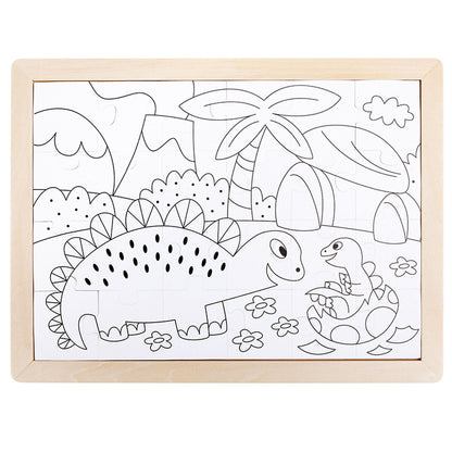 Puzzle Hape Dinozauri - Jucarii si jocuri, Puzzle-uri și puzzle-uri