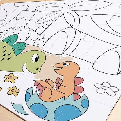 Puzzle Hape Dinozauri - Jucarii si jocuri, Puzzle-uri și puzzle-uri