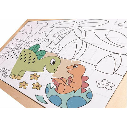 Puzzle Hape Dinozauri - Jucarii si jocuri, Puzzle-uri și puzzle-uri