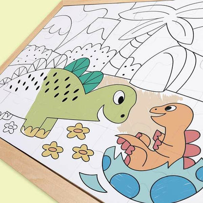 Puzzle Hape Dinozauri - Jucarii si jocuri, Puzzle-uri și puzzle-uri