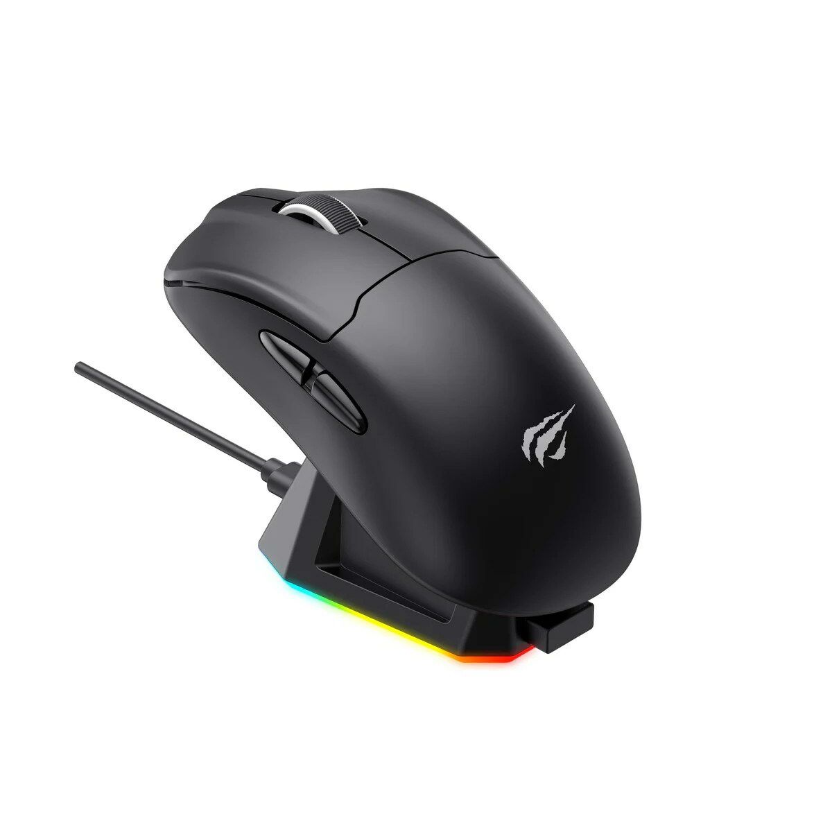 Mouse Gaming cu LED Havit MS979WB Negru Cu imprimeuri - Tehnică de calcul, Accesorii