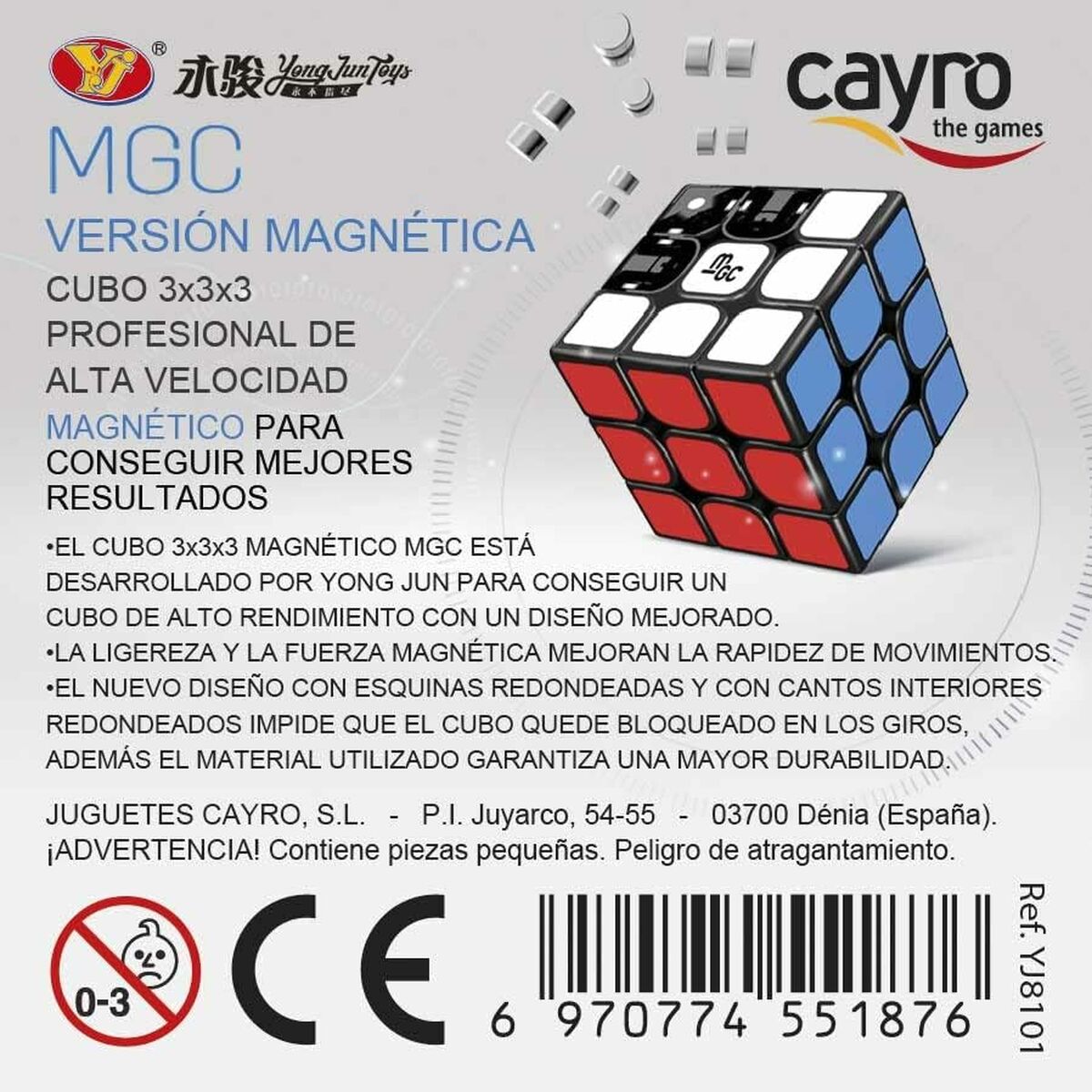 Cub Magic Puzzle Cayro Multicolor (3 Piese) (3 Unități) - Jucarii si jocuri, Activități creative