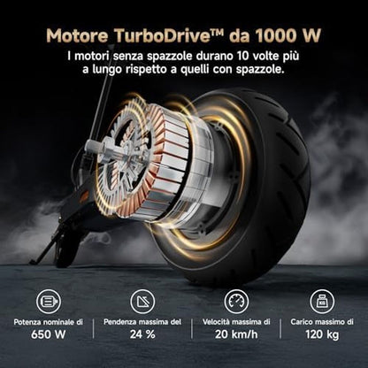 Trotinetă Electrică Navee SNAVST3 Negru 25 km/h - Sport și în aer liber, Mobilitate urbană