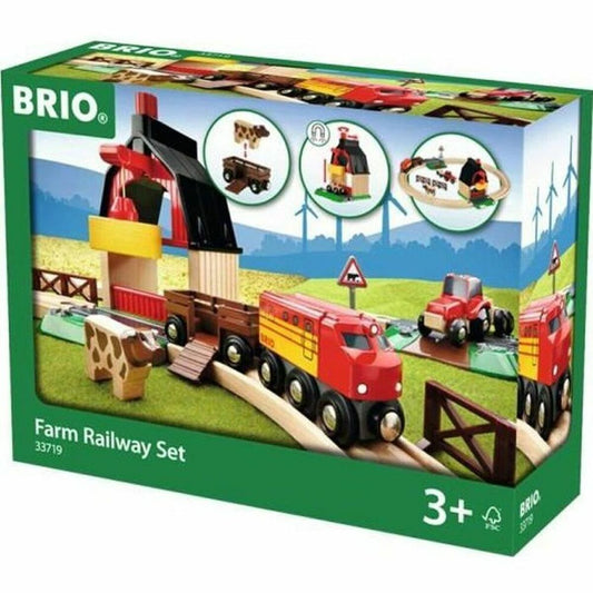 Cale ferată Brio Farm Railway Set - Jucarii si jocuri, Vehicule