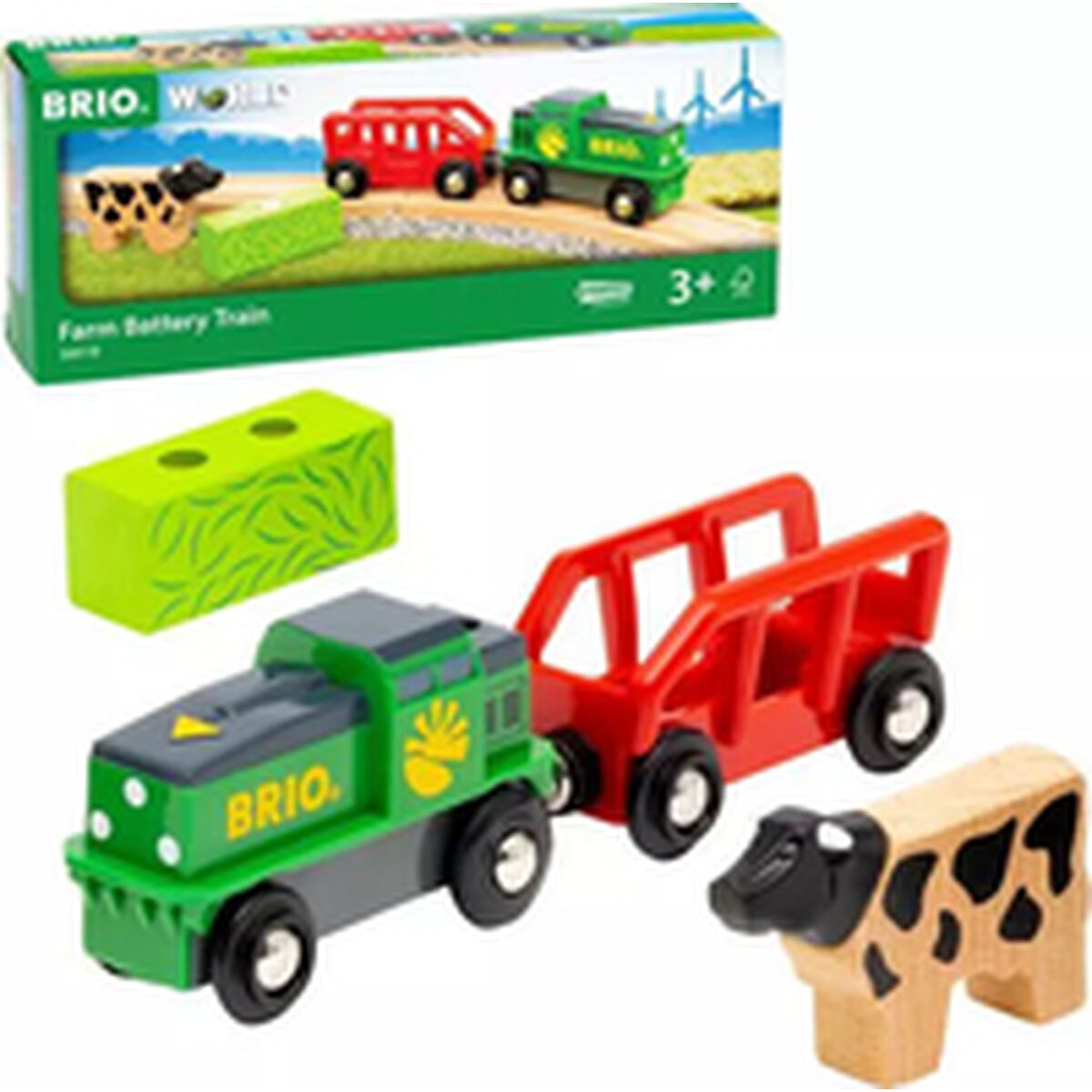 Tren Brio Farm battery train - Jucarii si jocuri, Vehicule