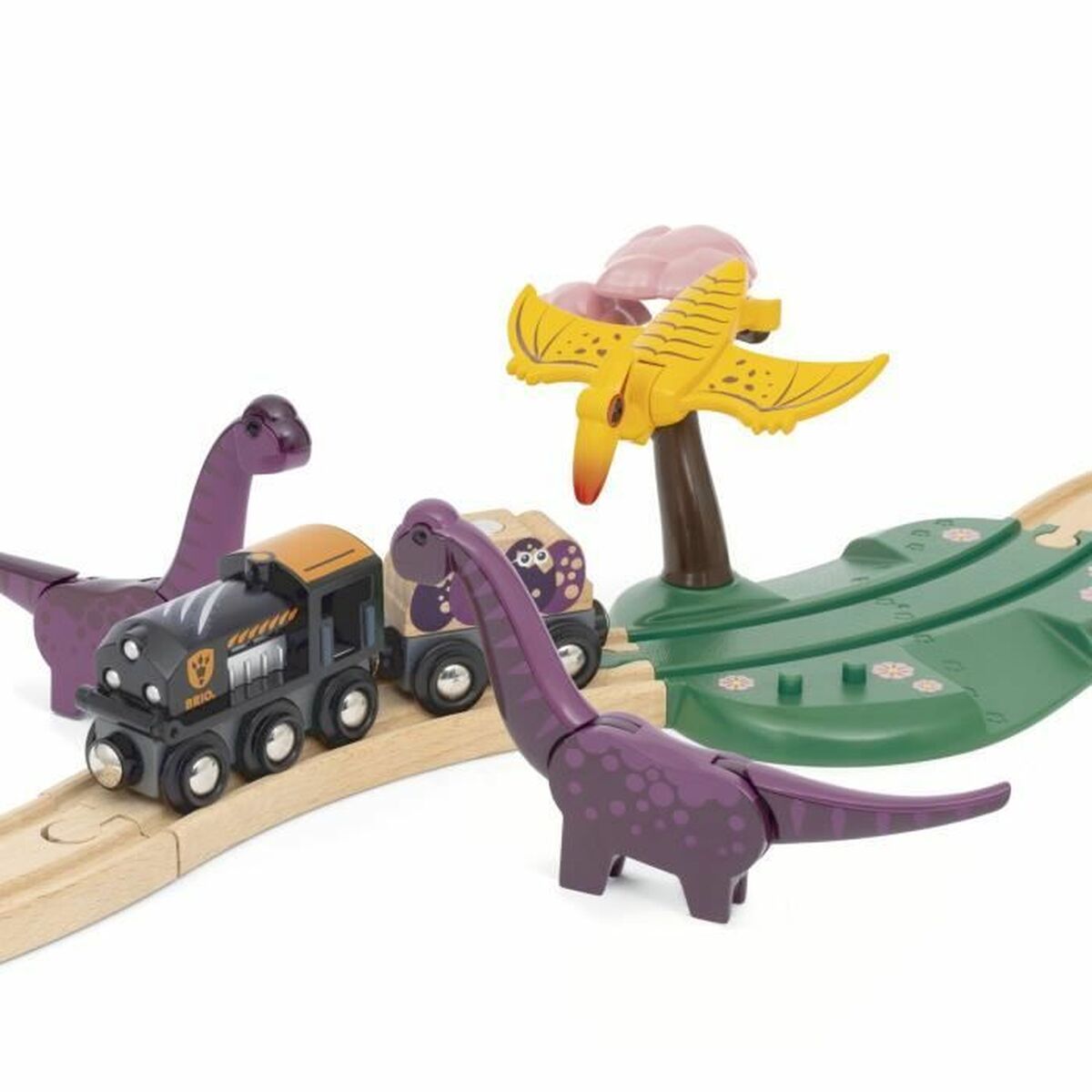 Antrenează-te cu Circuitul Brio Aventure Dinosaure - Jucarii si jocuri, Vehicule
