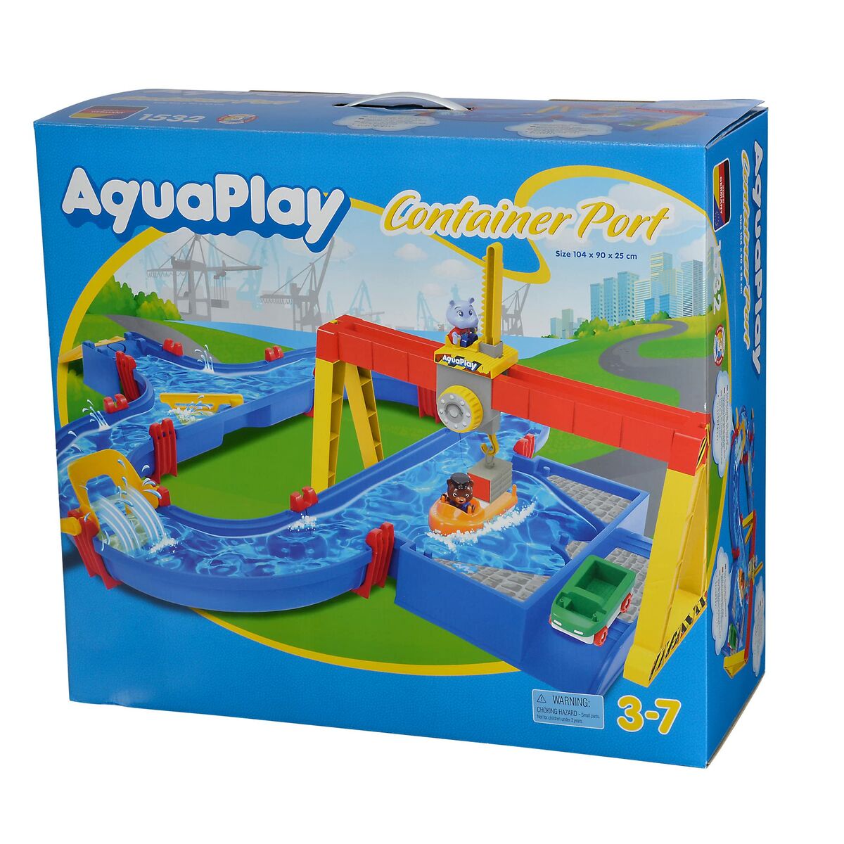 Circuit AquaPlay Port a Container + 3 ani Acustic - Jucarii si jocuri, Vehicule