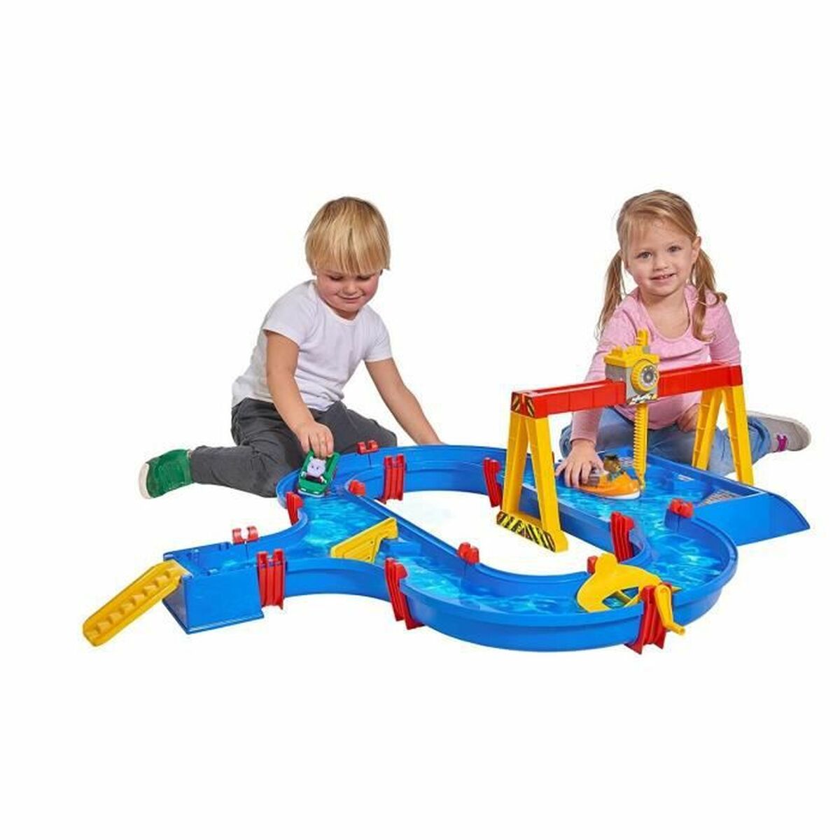 Circuit AquaPlay Port a Container + 3 ani Acustic - Jucarii si jocuri, Vehicule