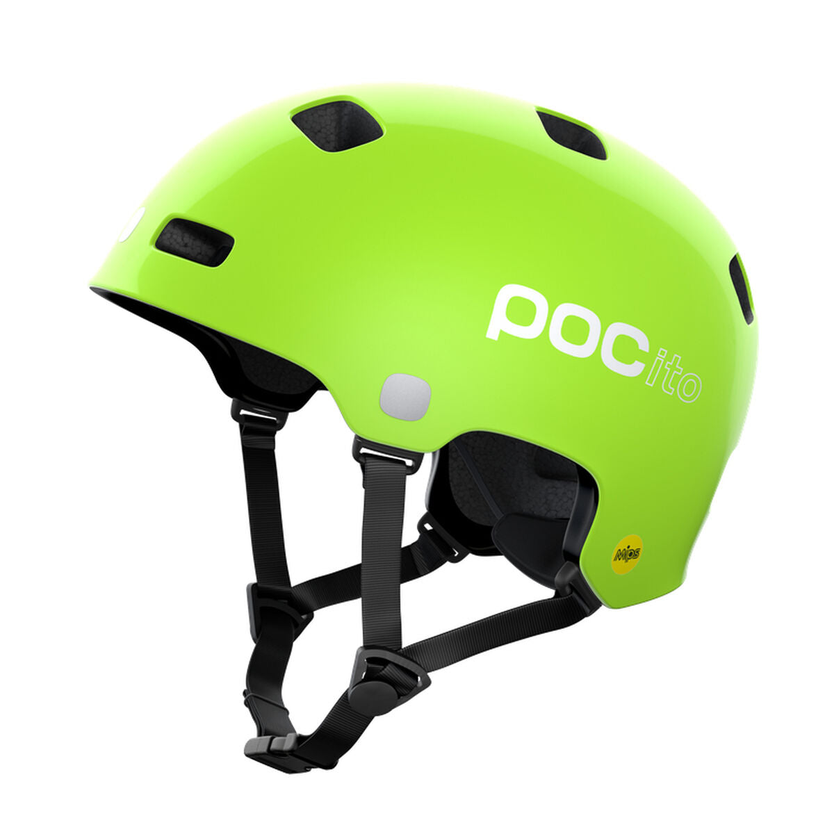 Cască de Ciclism pentru Copii POC POCITO CRANE MIPS Verde 51-54 cm - Sport și în aer liber, Ciclism