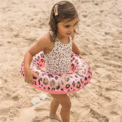 Flotor gonflabil Swim Essentials Leopard Roz deschis - Jucarii si jocuri, În aer liber și sport