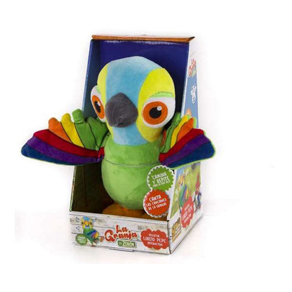 Jucărie interactivă Bandai 80020 34 x 17 x 13 cm Lorito Pepe - Jucarii si jocuri, Jucării de pluș