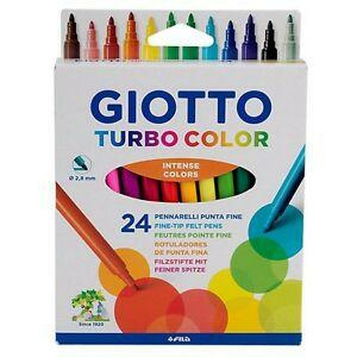Set de Carioci Giotto Turbo Color Multicolor (5 Unități) - Birou și papetărie, Pixuri, creioane și articole de scris