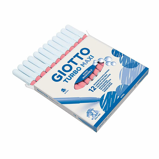 Set de Carioci Giotto Turbo Maxi Roz (5 Unități) - Birou și papetărie, Pixuri, creioane și articole de scris
