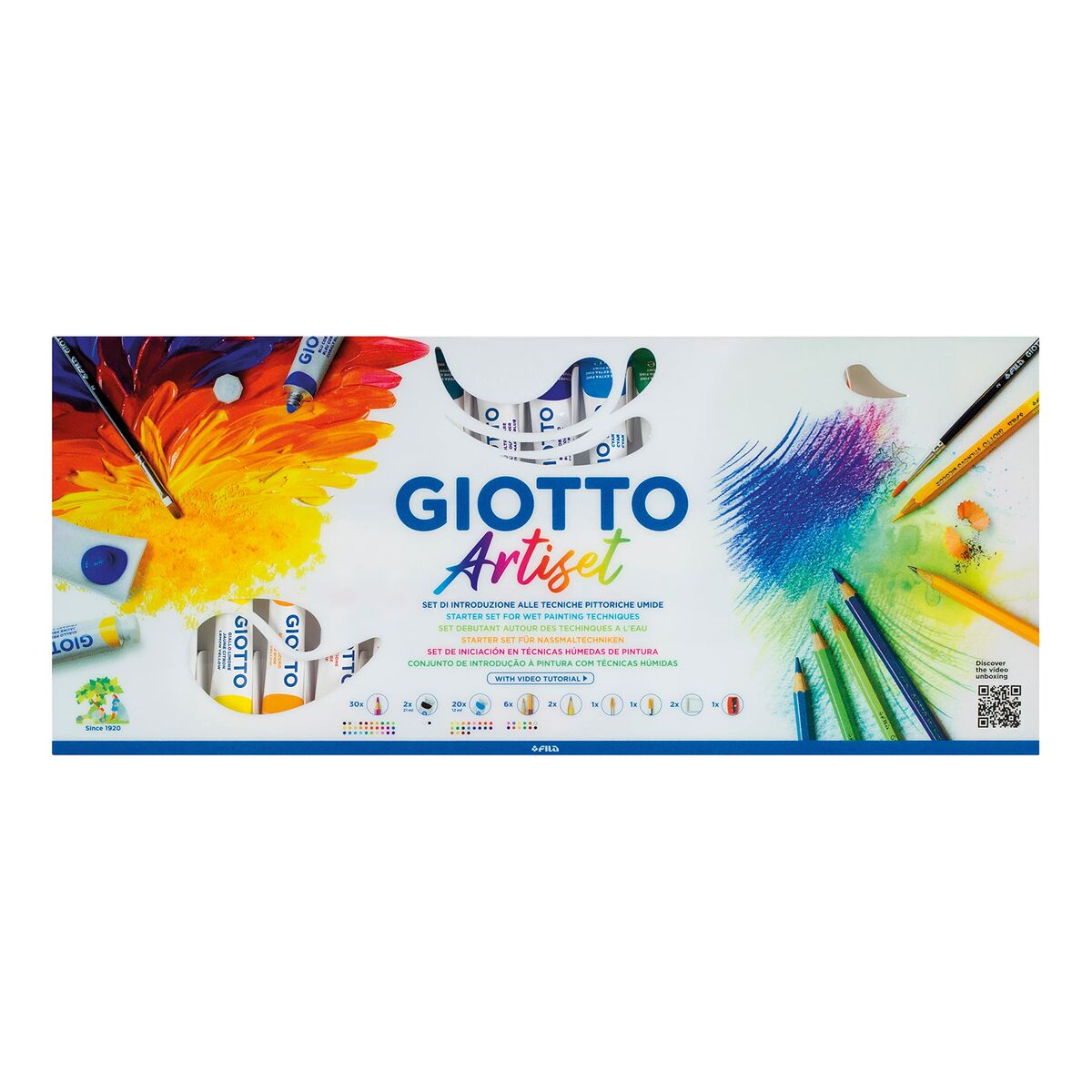 Set pentru desen Giotto Artiset 65 Piese Multicolor - Jucarii si jocuri, Activități creative