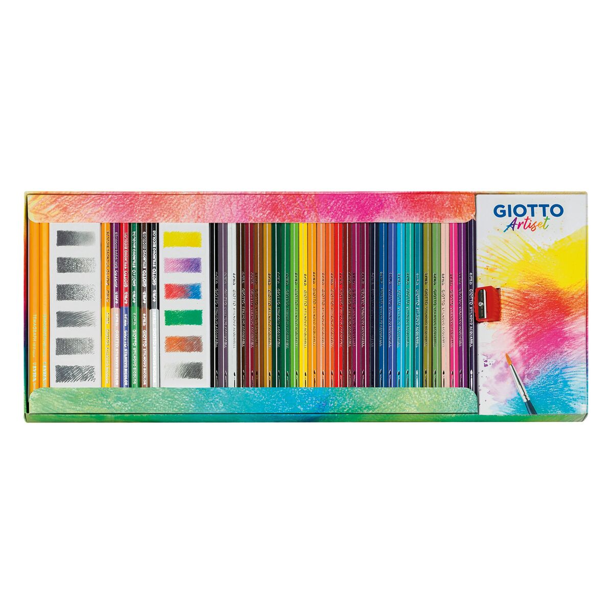 Set pentru desen Giotto Artiset 65 Piese Multicolor - Jucarii si jocuri, Activități creative