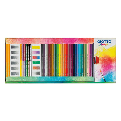 Set pentru desen Giotto Artiset 65 Piese Multicolor - Jucarii si jocuri, Activități creative