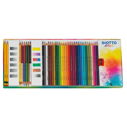 Set pentru desen Giotto Artiset 65 Piese Multicolor - Jucarii si jocuri, Activități creative