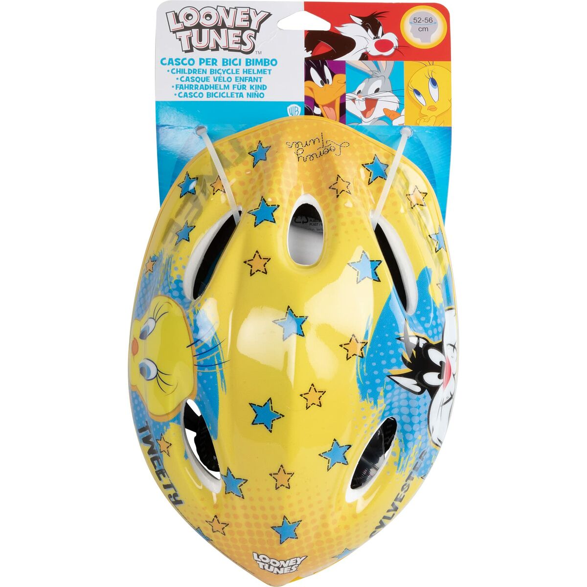 Cască de Ciclism pentru Copii Looney Tunes CZ10954 M Galben - Sport și în aer liber, Ciclism