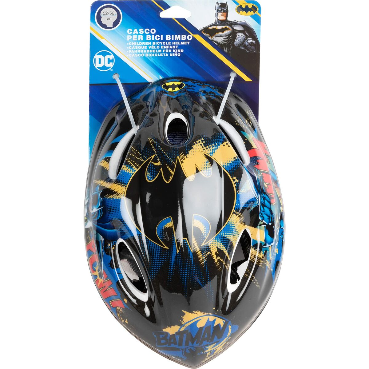 Cască de Ciclism pentru Copii Batman CZ10955 M Negru/Galben - Sport și în aer liber, Ciclism
