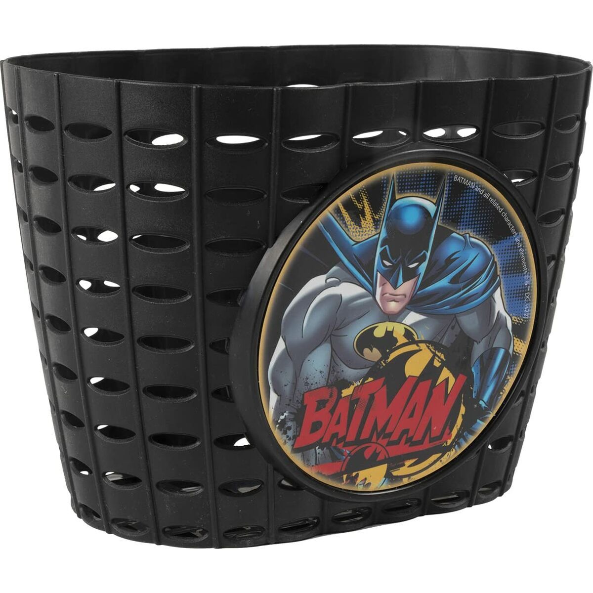 Coș de bicicletă pentru copii Batman CZ10961 Negru/Galben - Sport și în aer liber, Ciclism